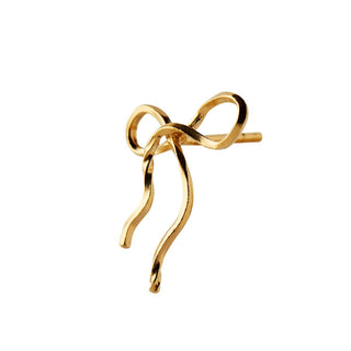 STINE A - Flow Bow Earring - Gold