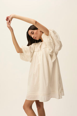 DES PETITS HAUTS - Saturne Dress - Ecru