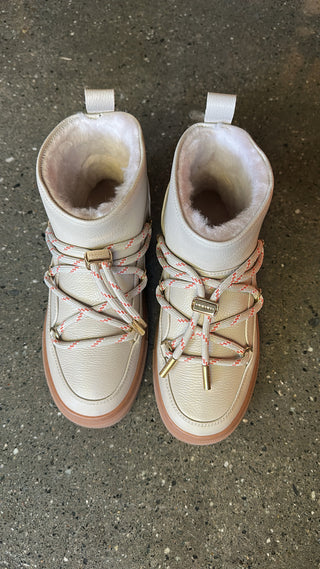 INUIKII - Full Leather Gloss - Chalk