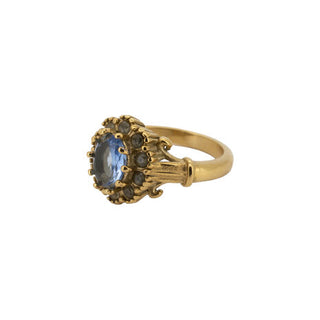All The Luck in the World - Ring Flower Halo - Blue