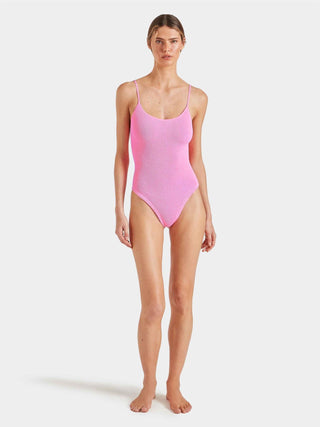 Hunza G - Pamela Swimsuit - Bubblegum