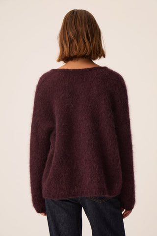 DES PETITS HAUTS - Bea Cardigan - Prune