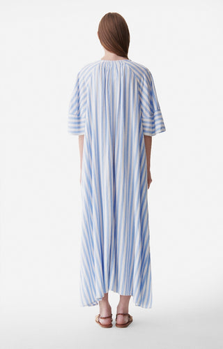 VANESSA BRUNO - Brooklyn Dress - Bleu/Blanc