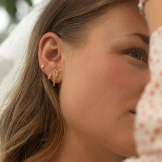 STINE A - Candy Sparkle Hugging Creol Right - Gold Single