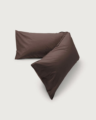 SUITE702 - Bedmate Pillow Case Cotton - Coffee Brown