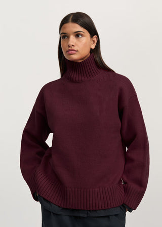 AIAYU - Farah Sweater - Bordeaux