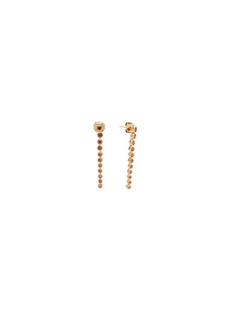 Pico Copenhagen - Ziva Crystal Studs - Mocca
