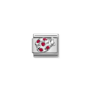 Nomination - Link SYMBOLS 925 sterling silver RED Ladybug