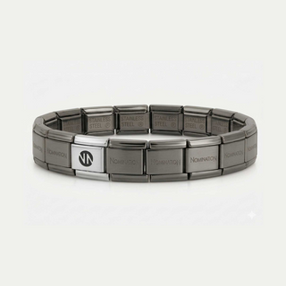 Nomination - 14 links, Classic Base Bracelet Black