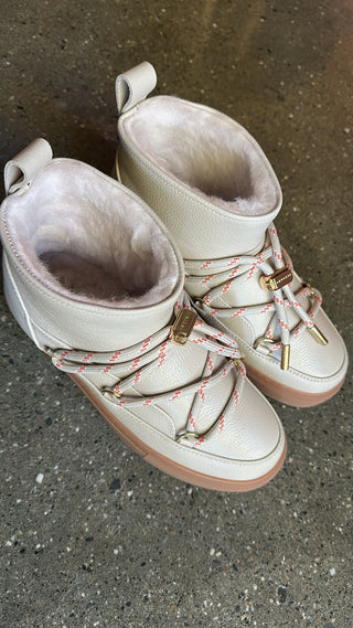 INUIKII - Full Leather Gloss - Chalk