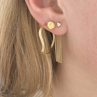 STINE A - Petit Etoile Earring - Gold Single