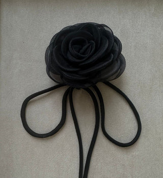 Pico Copenhagen - Organza Rose String - Black