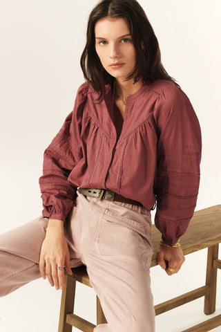 BA&SH - Yilla Blouse - Bois de Rose