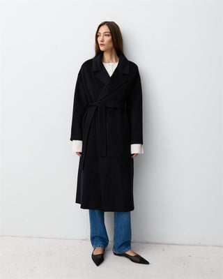 THE CURATED - The London Coat - Navy (pre-order)
