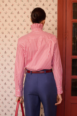 MARIA DE LA ORDEN - Blake Shirt - Red Stripe