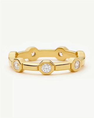 MISSOMA - Lucy Williams Stackable Tennis Ring - Gold