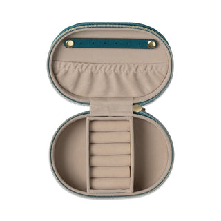 DesignWorks Ink - Oval Jewellery Case - Teal Moon