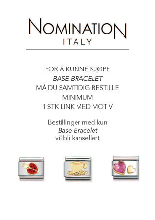 Nomination - 15 Links, Classic Base Bracelet Black