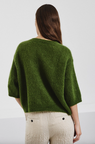 POMANDÈRE - 3/4 Sweater - Seaweed Green