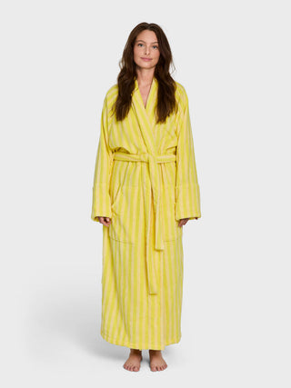 BONGUSTA - Naram Bathrobe - Pristine & Neon Yellow