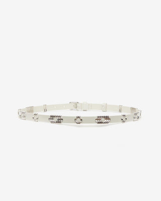 ISABEL MARANT ÈTOILE - Odena Belt - Chalk/Silver