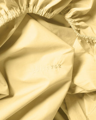 SUITE702 - Fitted Sheet 180x200 - Butter Yellow