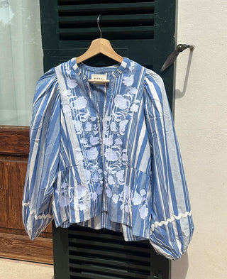 SISSEL EDELBO - Juliane Top - Blue Stripes