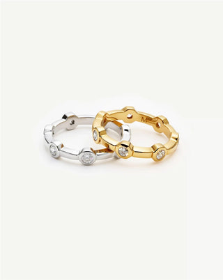 MISSOMA - Lucy Williams Stackable Tennis Ring - Gold