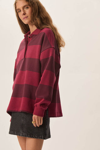 DES PETITS HAUTS - Juliana Sweatshirt - Ruby/Griotte