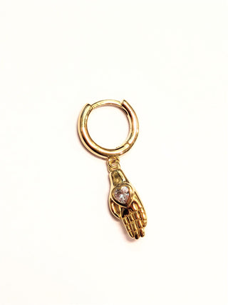 Rose Marie Paris - Hoop Hand with Heart - gold
