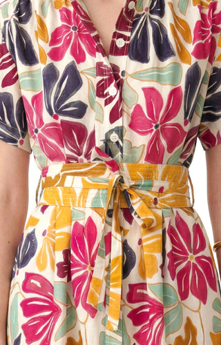 VANESSA BRUNO - Ghala Dress - Creme Multicolor