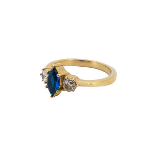 All The Luck in the World - Ring Marquise Stone - Blue