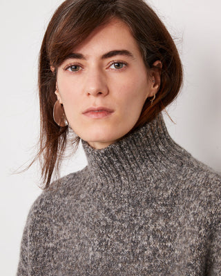 Officine Générale - Vesna Knitted Jumper - Midgrey/Anthracite