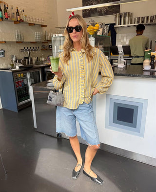 SISSEL EDELBO - Mirelle Shirt - Yellow Stripes