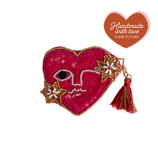 All The Luck in the World - Tiny Wallet - Heart