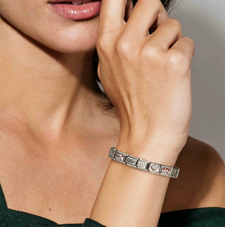 Nomination - Link ZODIAC steel 18k gold DIAMOND CUT SCORPIO