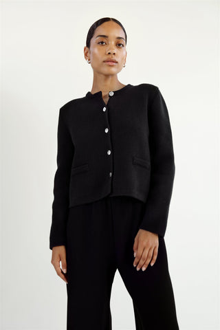 ALMADA LABEL - Nova Cardigan - Black