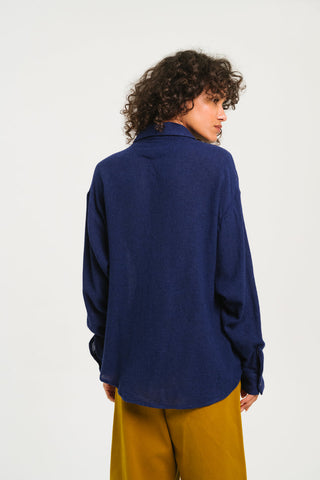 SACRÉCOEUR - Enora Wool Shirt - Encre