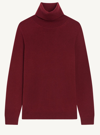 BOMPARD - Classic Turtleneck Sweater - Rouge D'Orient