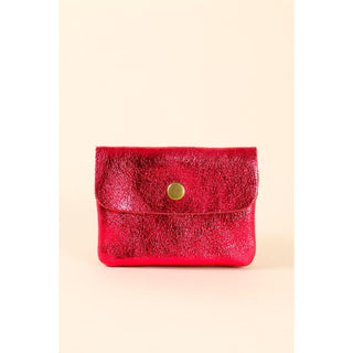 MAISON FANLI - Porte-Monnaie Petit - Rouge Irisé