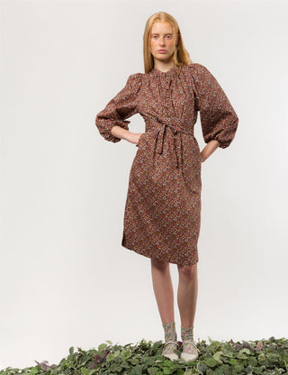 APOF - Madeline Dress - Antheia Brown