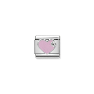 Nomination - Link SYMBOLS925 sterling silver PINK HEART