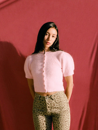 Rouje - Abelina Cardigan - Pale Rose