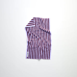 BONGUSTA - Naram Hand Towel - Wine & Lavender Blue
