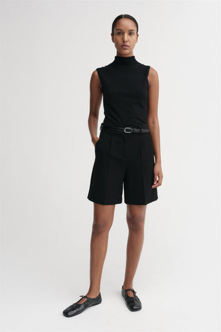 ALMADA LABEL - Blair Crepe Shorts - Black