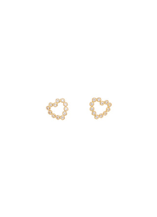 Pico Copenhagen - Mina Petite Crystal Studs - Clear