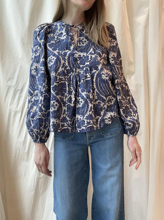 ULLA JOHNSON - Brea Blouse - Ocean