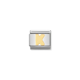 Nomination - Link LETTERS 18k gold K