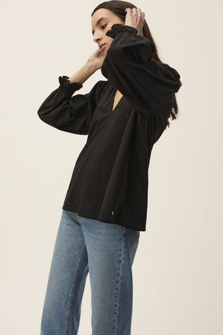 DES PETITS HAUTS - Tiala Blouse - Noir