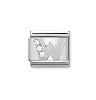 Nomination - Link ALPHABETH 925 sterling silver W
